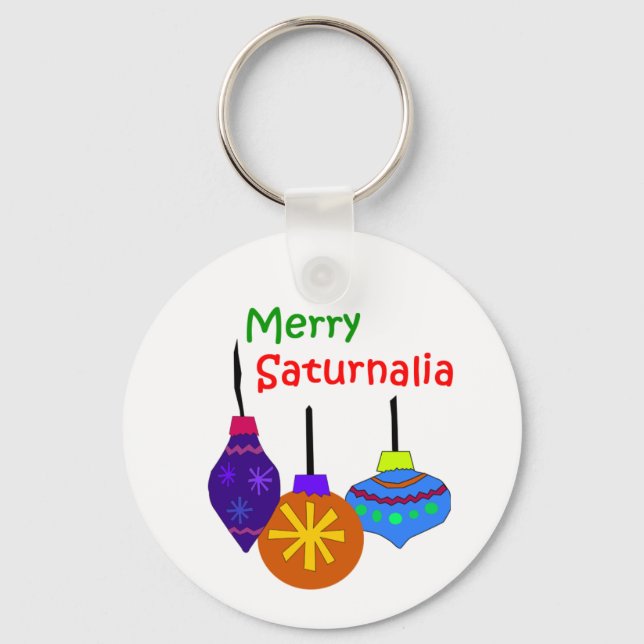 Merry Saturnalia Nyckelring (Framsida)