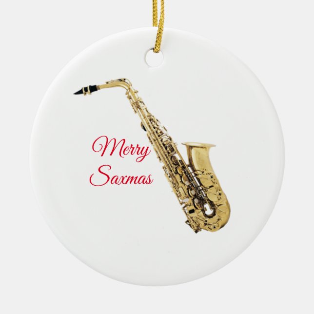 Merry Saxmas Ornament (Framsidan)