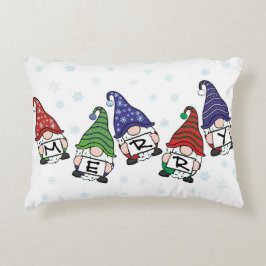 Merry Scattered Gnomes Prydnadskudde