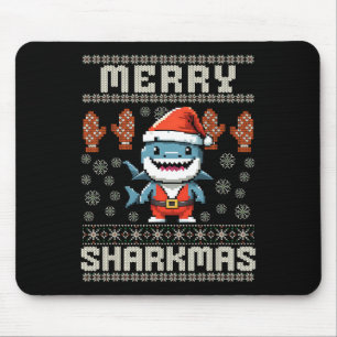 Merry Sharkmas Shark jul Ugly Julafton Kids Shar Musmatta
