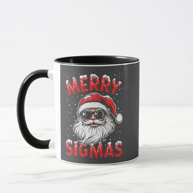 Merry Sigmas Funny Gen Alpha Mitten School Christm Mugg (Vänster)
