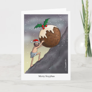 Merry Sisyphus! Julkort Kort