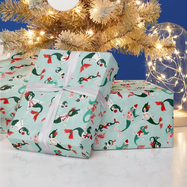 MERRY SJÖJUNGFRUAR AQUA PRESENTPAPPER (Helgdagar)