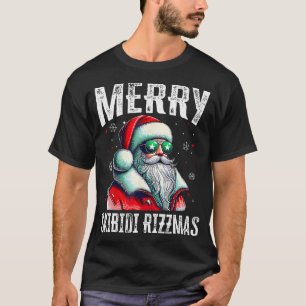 Merry skibidi rizzmas t shirt