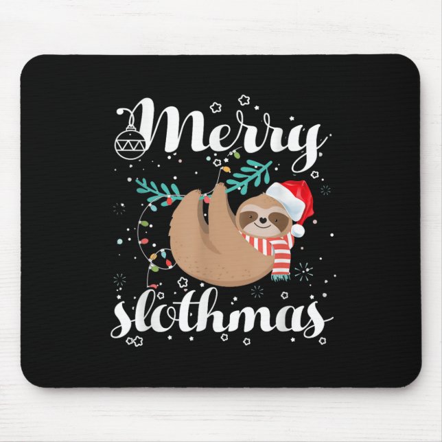 Merry Slothmas Christmas Pajama For Sloth Lovers  Musmatta (Framsidan)