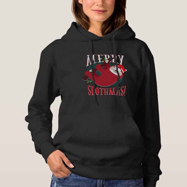 Merry Slothmas jul Sloth 90 T Shirt (Framsida)