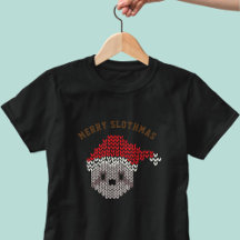 Merry Slothmas Santa Sloth Cute God Jul Helgdag