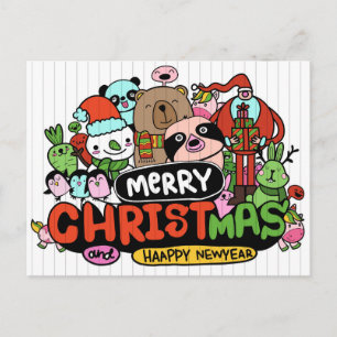 Merry Slothmas vykort