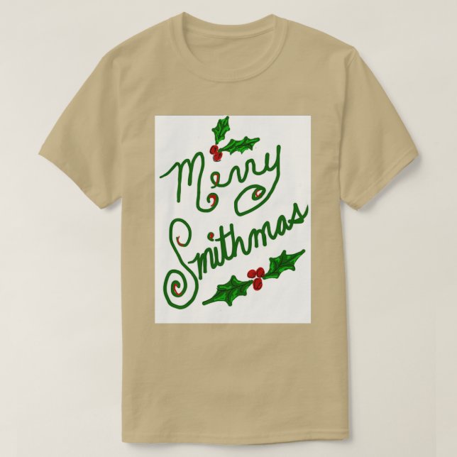 Merry Smithmas T T Shirt (Design framsida)