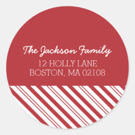 Merry Snowfall Collection Runt Klistermärke