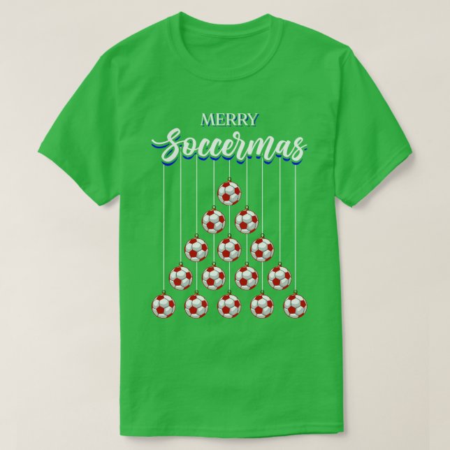 Merry Soccermas T Shirt (Design framsida)