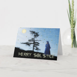 Merry Solstice Nght Helgkort