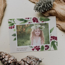 Merry Sprigs | Helgdag-fotokort