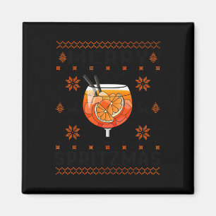 Merry Spritzmas X Ho Ho Heliga Aperoly Julafton Kl Magnet