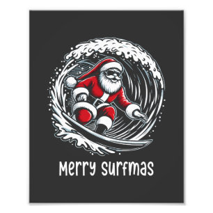 Merry Surfmas Fototryck