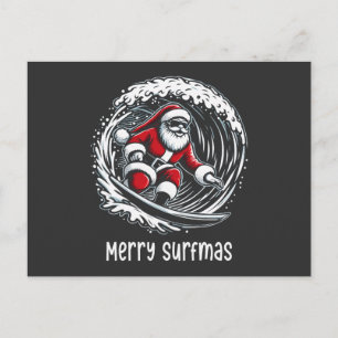 Merry Surfmas Helg Vykort