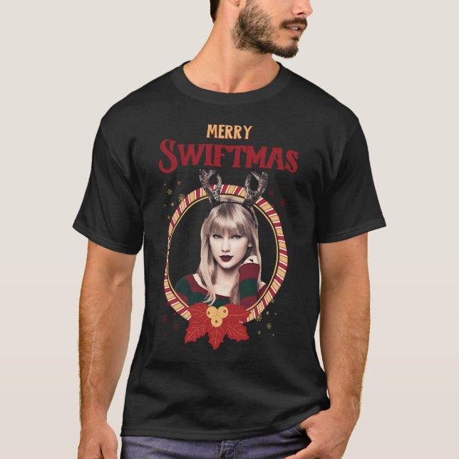 Merry Swiftmas T Shirt (Framsida)
