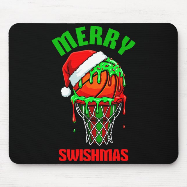 Merry Swishmas Basketball Ugly Christmas Xmas Men  Musmatta (Framsidan)