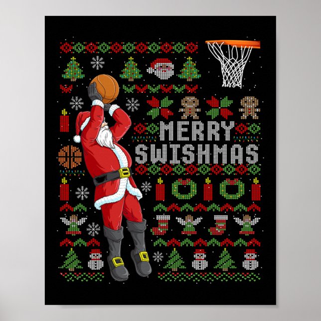 Merry Swishmas Ugly jul Sketll jul jul Poster (Framsidan)