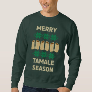 Merry Tamale Season Ugly Helgdag Sweater Lång Ärmad Tröja