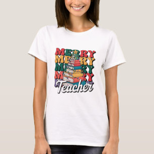 Merry Teacher jul T Shirt