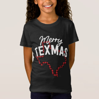 Merry Texmas Southern Texas-julstaten Buffal T Shirt