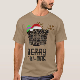 Merry TikiMas jul, Santa Hat Tiki Tee