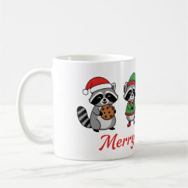 Merry Trashmas – Funny Christmas Raccoons Kaffemugg