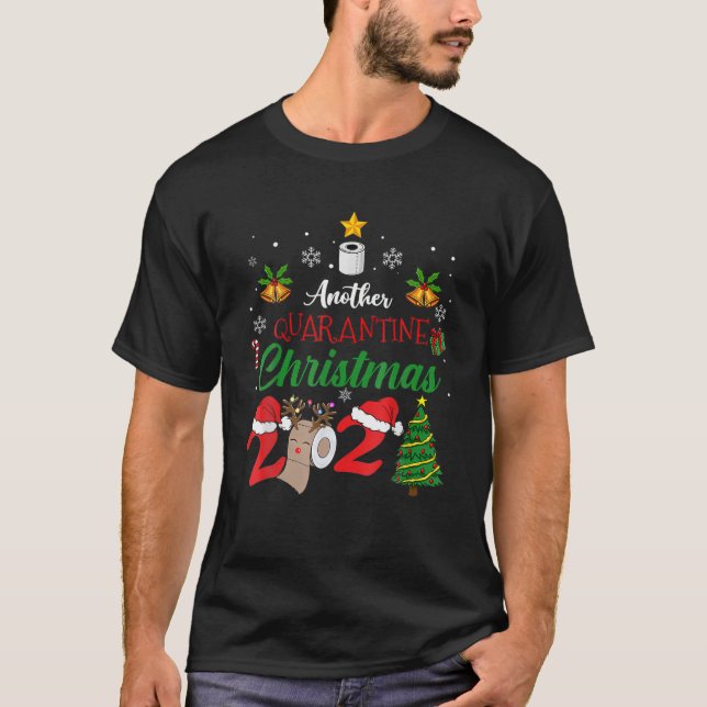 Merry Trexmas Funny Trex jul Pajama Costume T Shirt (Framsida)