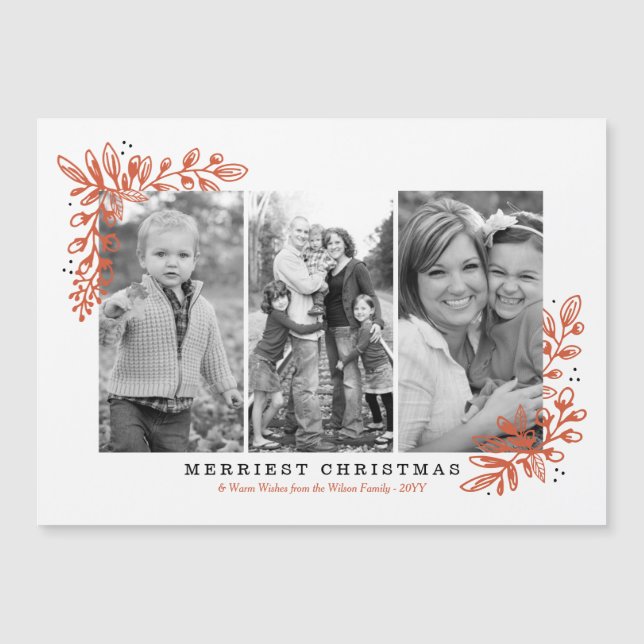 Merry Trio Helgdag Photo (Framsida)