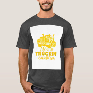 Merry Truckin-Gulten - Festive Gift for Tr T Shirt