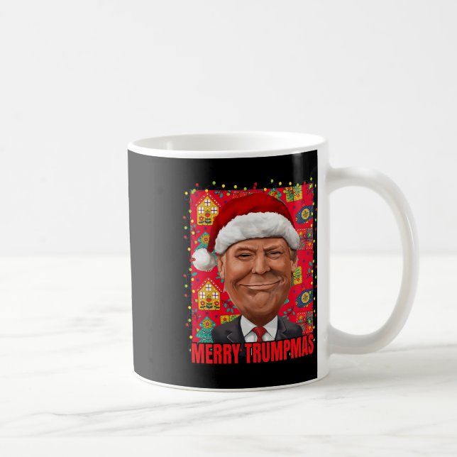 Merry Trump Julafton 2024 Kaffemugg (Höger)