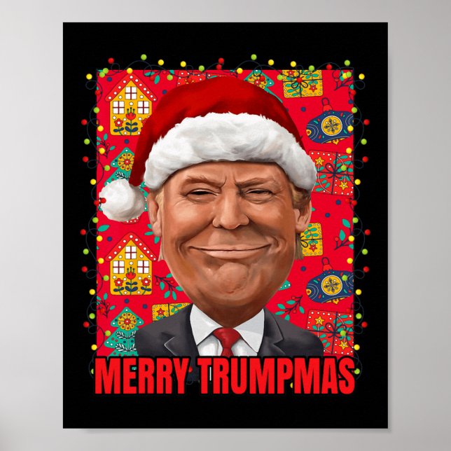 Merry Trump Julafton 2024 Poster (Framsidan)