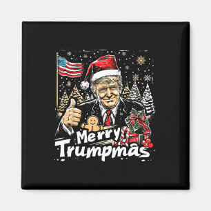 Merry Trumpmas - en trevlig julklapp som jultomten Magnet