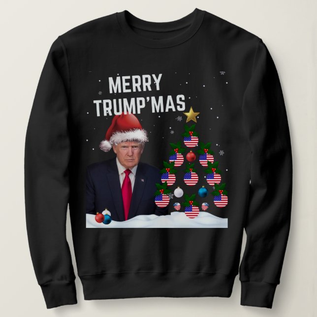 Merry TRUMP'MAS-jul T Shirt (Design framsida)
