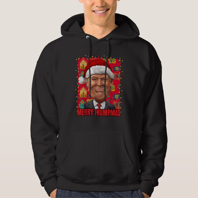 MERRY TRUMPMAS Julafton 2024 Hoodie (Framsida)