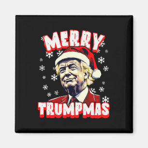 Merry Trumpmas julklump Santa Trump Christm Magnet