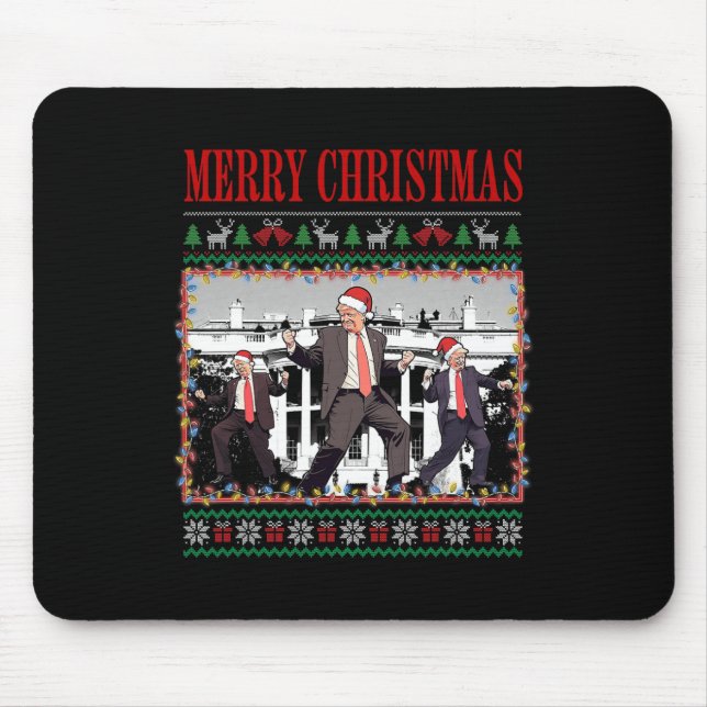 Merry Trumpmas - Jultomten Donald Trump Dance Musmatta (Framsidan)