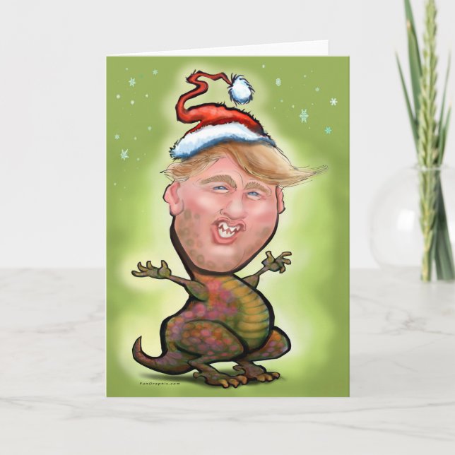 Merry Trumpy jul Helgkort (Framsida)
