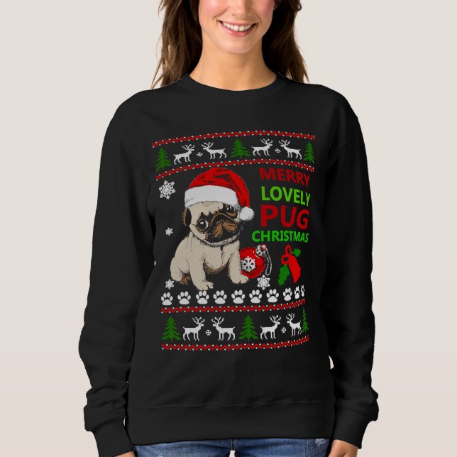 Merry underbar pug christmas roligt Essential T-Sh T Shirt (Framsida)