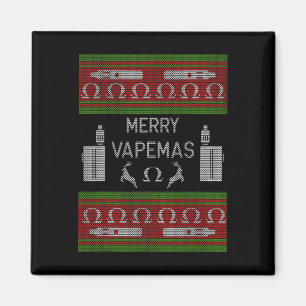 Merry Vapemas - Vaping Ugly julsötare Magnet