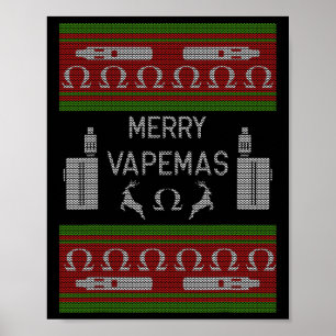 Merry Vapemas - Vaping Ugly julsötare Poster
