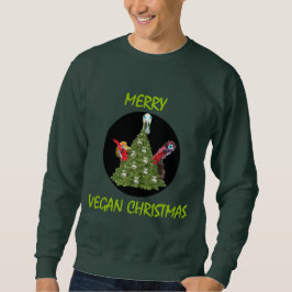 Merry Vegan-jul Lång Ärmad Tröja