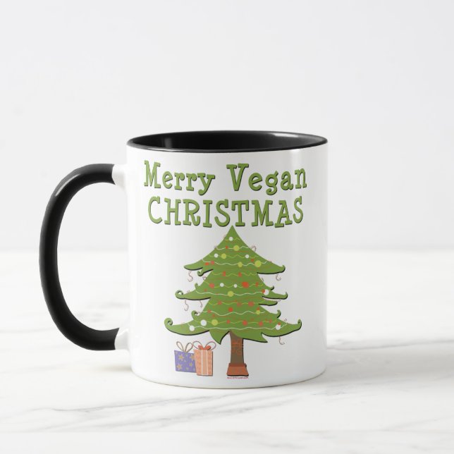 Merry Vegan-jul Mugg (Vänster)
