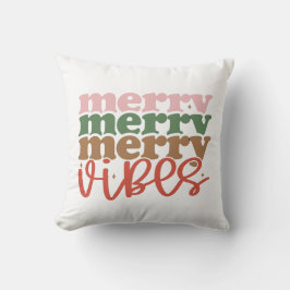 Merry Vibes Retro Groovy-Helgdagar Kudde