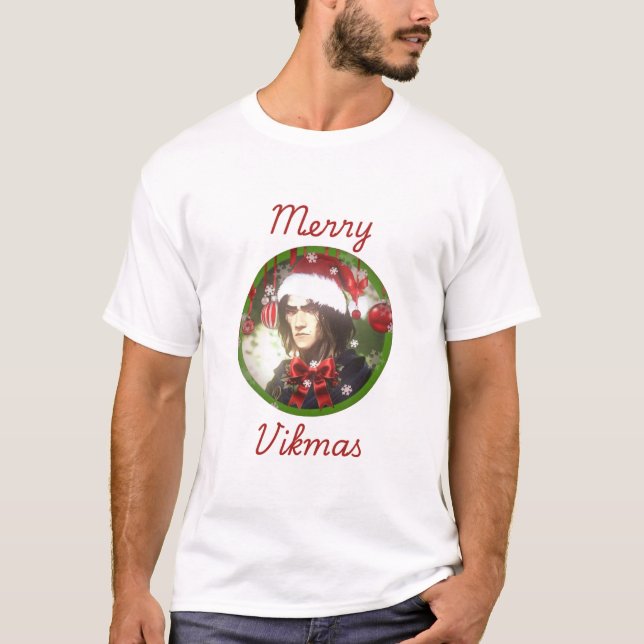 Merry Vikmas T Shirt (Framsida)