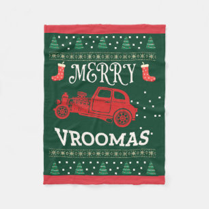 MERRY VROOMAS - CHRISTMAS UGLY SWEATER FLEECEFILT