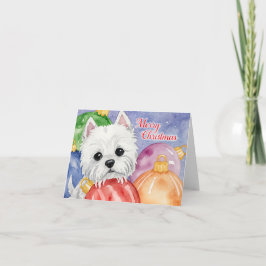 Merry Westie-jul Helgkort