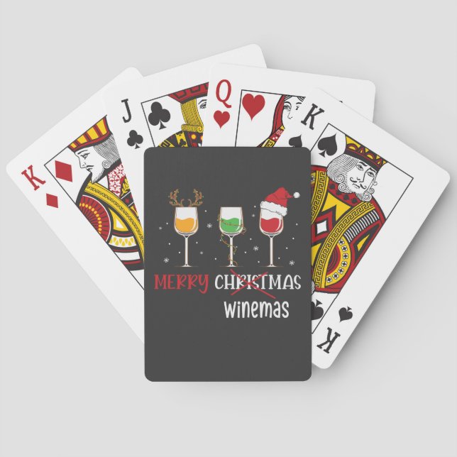 Merry Winemas Casinokort (Baksidan)