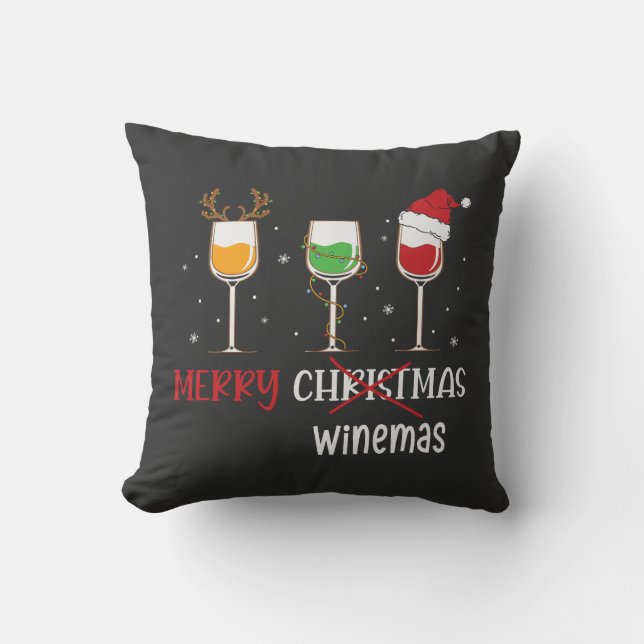 Merry Winemas Kudde (Framsida)